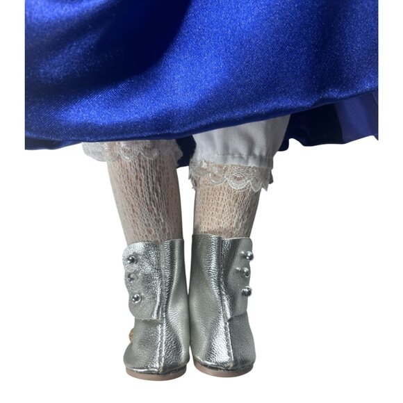 Victorian Star Blue Porcelain Doll With Certificate Of Authenticity 1999 Vintage - Picture 4 of 7